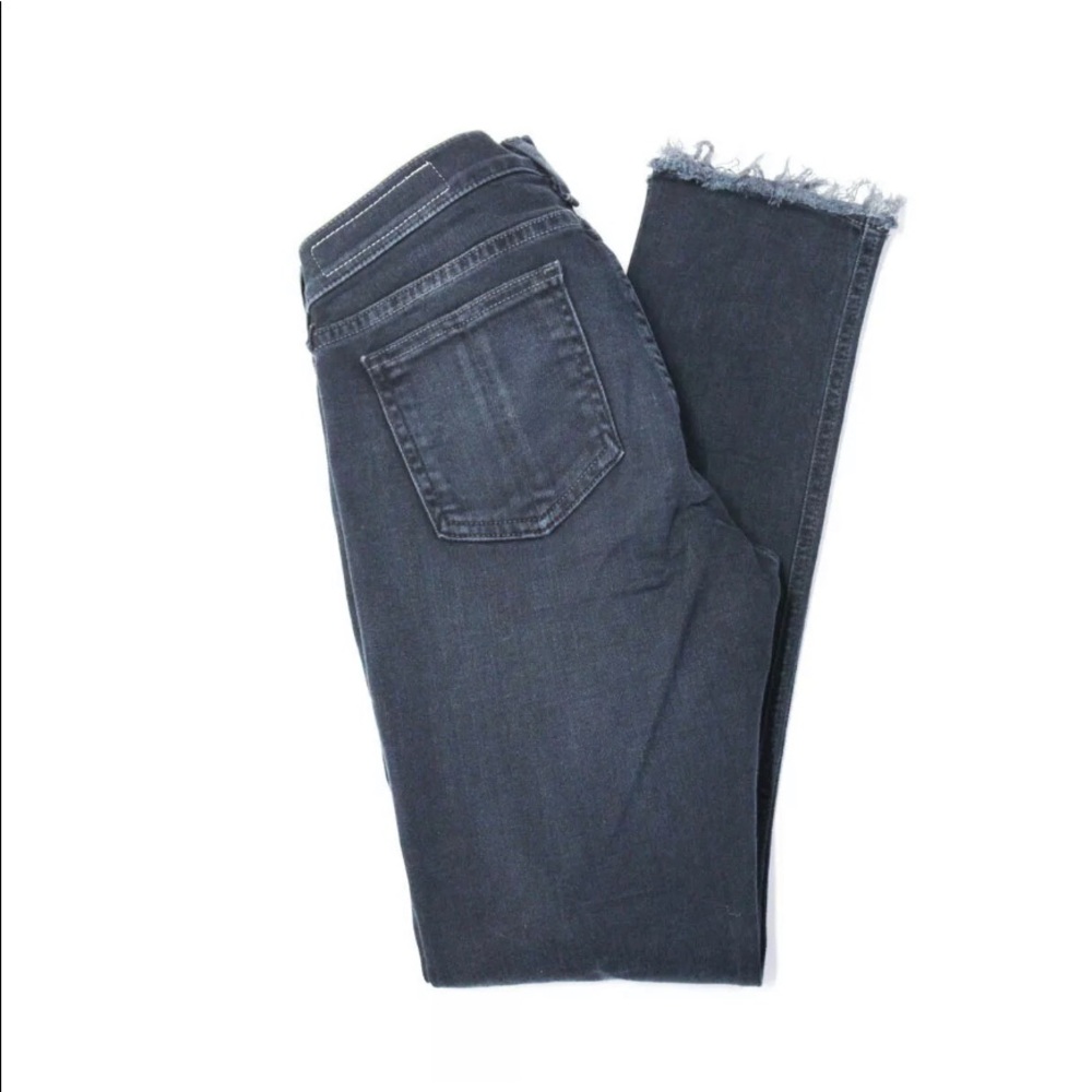Rag & Bone Jeans Fringe Dark Wash 25